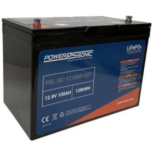BATERIA REC. 12.8V-100A LITIO-ION PSL-SC-121000-G27 POWER SONIC