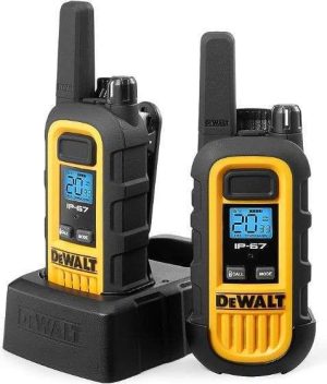 WALKIE TALKIE DEWALT DXFRS300 IMPERMEABLE 1 WATT RESISTENTE A GOLPES