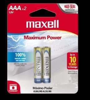 BATERIA AAA ALCALINA 2PK MAXELL