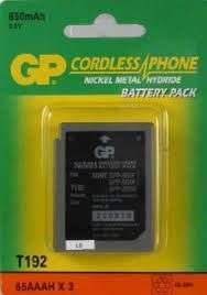 BATERIA REC. 3.6V 650 MAH T192-U1 # 9337 GP NIMH