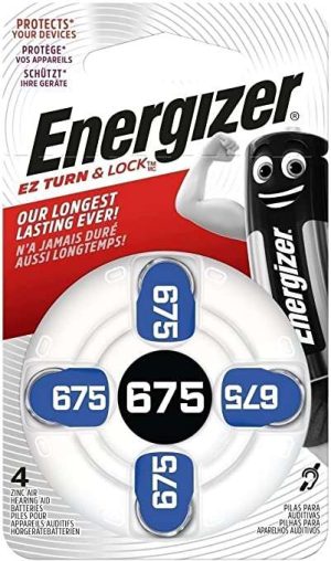 BATERIA P/AUDIFONO AZ675 (ZINC) #1107 ENERGIZER/ RAYOVAC