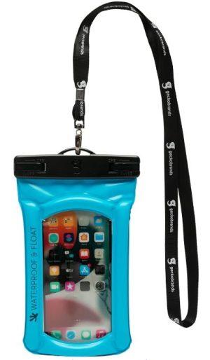 BOLSA SECA P/CELULAR GECKOBRANDS NEON BLUE GWP-29888BL