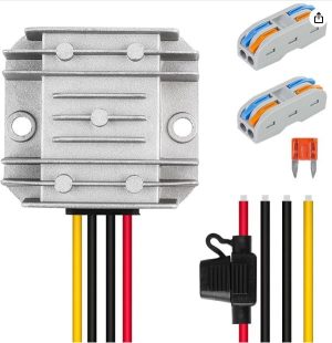 CONVERTIDOR REDUCTOR DE VOLTAJE CC 12V-24V 3-72W SUPERNIGHT B03-12-24