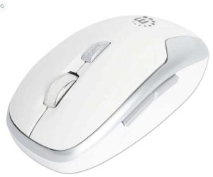 MOUSE ÓPTICO INALÁMBRICO USB MW6185 BLANCO MANHATTAN #190350
