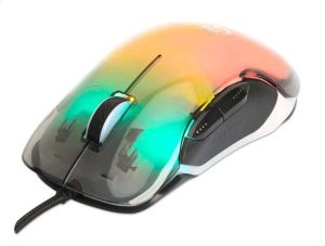 MOUSE USB ÓPTICO CON CABLE LED RGB MANHATTAN #190381