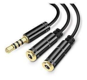 CABLE Y 3.5MM 1 M A 2 H XUMEE PARA PS4/XBOX/TABLET/