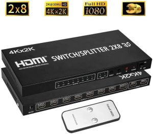 SPLITTER HDMI 4 VIAS HDMI 1X4 1080P A 60HZ SOBRE CABLE ETHERNET CAT 5E/6/7, 164.0 FT, COMPATIBLE CON FUNCIÓN DE COPIA EDID POC