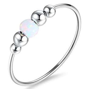 ANILLO DE PLATA 925 ANTI ANSIEDAD PARA MUJER ADRAMATA