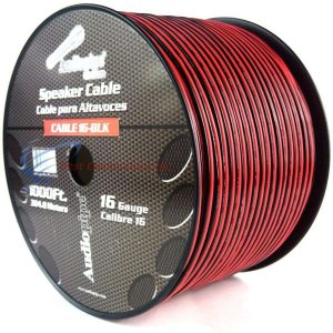 CABLE PARLANTE #16, 1000 PIES, COLOR ROJO/NEGRO NIPPON AMERICA