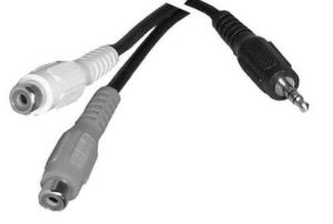 CABLE Y 2 RCA H A 3.5 STEREO # CA70 PHILMORE