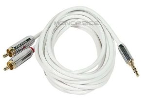 CABLE Y 3.5 ST A 2 RCA M 3MTS # 9301 MONOPRICE