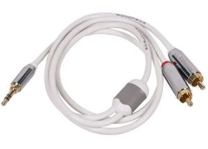 CABLE Y 3.5 ST A 2 RCA M 62 CMS # 9299 MONOPRICE