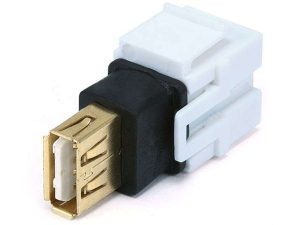 UNION MODULAR USB H/H PLACA BLANCO 6561 MONOPRICE