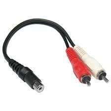 CABLE Y 2 RCA-M A 1 RCA-H 1.8M # 4000 PHILMORE