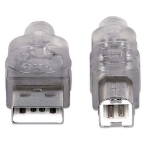 CABLE USB A/B M-M 1.8M IMPRESORA #333405 MANHATTAN