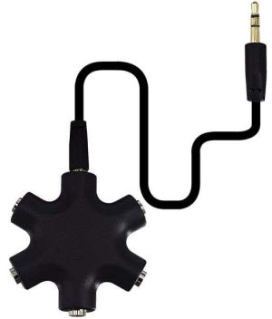 DIVISOR AURICULARES 5 JACK 3.5MM 1M-5H OL-2188-X