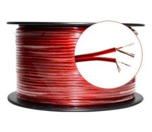 CABLE RCA ROJO DOBLE POR METRO VOYZ FT-350