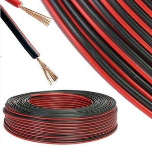CABLE PARLANTE 12 NEGRO/ROJO CABLE 12BLACK NIPPON AMERICA
