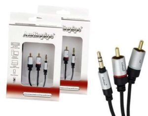 CABLE Y 2 RCA M A 3.5 ST 90CMS AIQ-S35RCA-3 AP