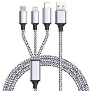 CABLE USB-A A USB-C/USB MICRO/LIGHTNING 90CM ACEEK #B0BZPF23LF