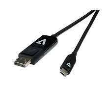 CABLE USB C A DISPLAYPORT 1.2 V7CDP-1M VSEVEN 3.3FT 21.6 GBPS 4K