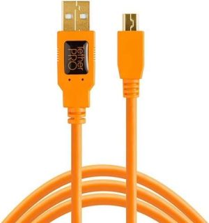 CABLE USB 2.0 A MINI USB DE 5 PINES, 15 PIES TETHER TOOLS TETHERPRO #?B00827MK3S
