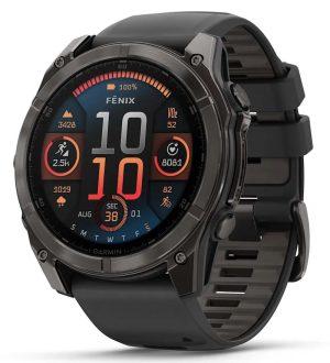 GPS FENIX 8 AMOLED SAFIRO 51MM TITANIO NEGRO #010-02905-20 GARMIN