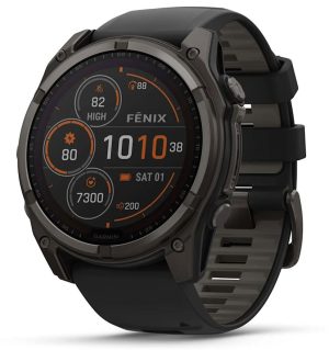 GPS FENIX 8 SOLAR SAFIRO 51MM TITANIO NEGRO #010-02907-10 GARMIN