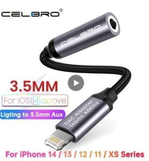 CABLE 3.5 HEMBRA A LIGHTNING MACHO PARA IPHONE