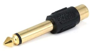 CONVERTIDOR 1/4 MONO M A RCA H #7149 MONOPRICE