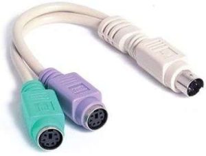 CONECTOR Y PS2 2 HEMMBRA A PS2 MACHO