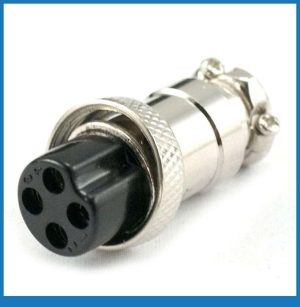CONECTOR 4 PIN CB HEMBRA P/CABLE 090-535 PARTS EXPRESS