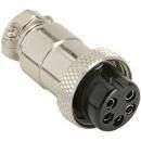 CONECTOR 5 PIN CB HEMBRA P/CABLE 090-540 PARTS EXPRESS