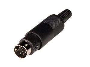 CONECTOR MINI DIN 8P (M) # I002-A112