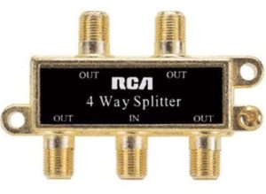 SPLITTER 4 VIAS RCA VH49 900MHZ