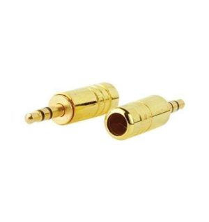 CONECTOR 3.5 MM MACHO STEREO METAL BLP-106SG PAR