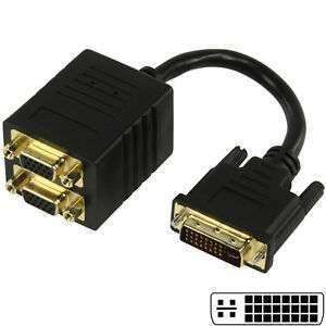 CONVERTIDOR DVI TO VGA DVI 24+DVI-D DUAL LINK GIV
