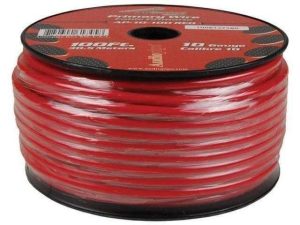 CABLE PODER #10 ROJO # PW-10R AUDIO PIPE100-160