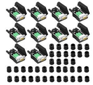 CONECTOR 9 PIN MACHO D SUB SERIAL A DB9