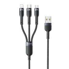 CABLE USB A 3 USB-C USB-MICRO USB-LIGTHING 3A YESIDO CA91