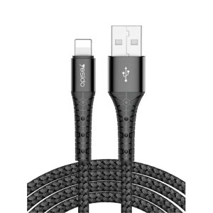 CABLE USB A LIGHTHING IPHONE 2.1A 2M YESIDO CA50L