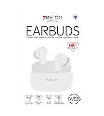 AUDIFONO BLUETOOTH YESIDO TWS38 BLANCO