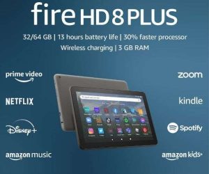 TABLET AMAZON FIRE HD 8 HD DISPLAY 64GB 2022 NEGRO B099Z8HLHT