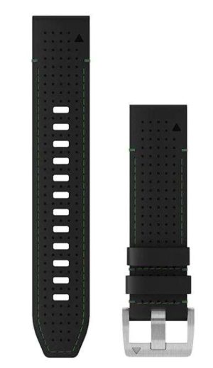 FAJA RELOJ QUICKFIT 22MM NEGRO/VERDE HIBRIDA #010-13225-09 GARMIN
