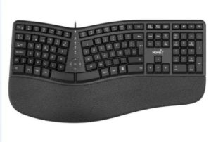 TECLADO ERGONOMICO USB ALAMBRICO MEMBRANA KMYV82U0001C