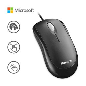MOUSE OPTICO BASICO MICROSOFT NEGRO MODELO 1113 # 4YH-00005