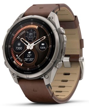 GPS FENIX 9 PRO INREACH 47MM TITANIO/CUERO CAFE #010-04336-40 GARMIN