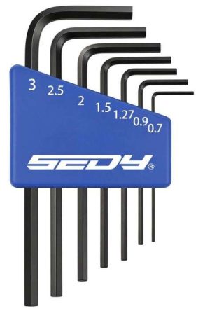 LLAVES HEXAGONALES 7 PIEZAS SEDY