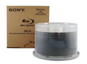 DISCO BLU-RAY BD-R 25GB SONY 50BNR25AP6