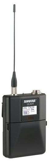 TRANSMISOR SHURE ULXD1 DIGITAL WIRELESS BODYPACK C/TA4M (G50: 470 TO 534 MHZ)